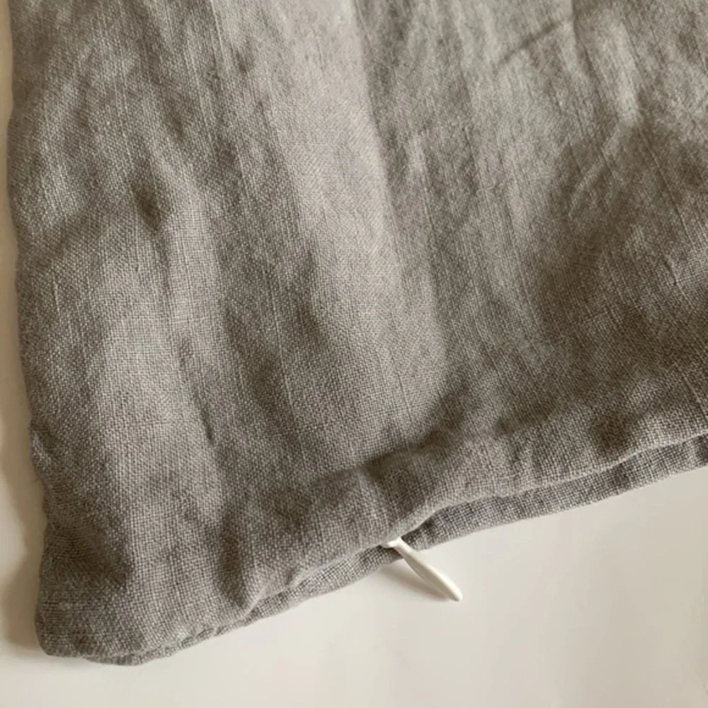 Restoration Hardware Linen Standard Sham Pillowcase Gray‎ Fog Made In Spain NWT!